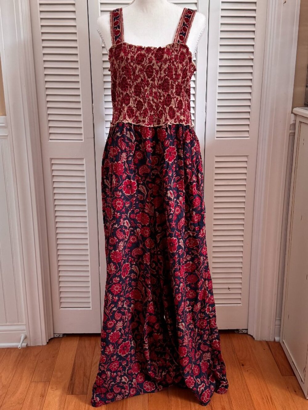 NWT Natural Life Sedona Boho Wide Leg Jumpsuit Size Large